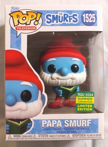 Papa Smurf 1525 Funko Pop! SDCC 2024 Exclusive Official Sticker Limited Edition - 第 1/5 張圖片