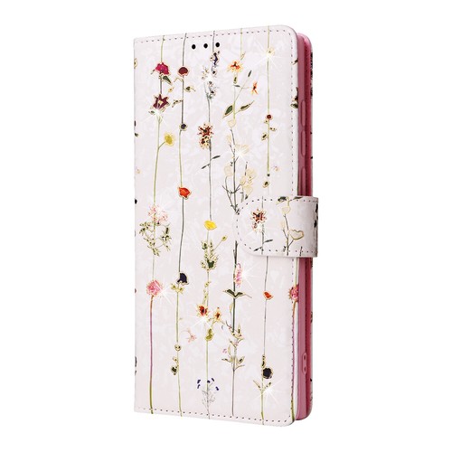 For Samsung S25 S24 S23 S22 S21 Flower Pattern Holder Wallet Flip Kickstand Case - Picture 22 of 57