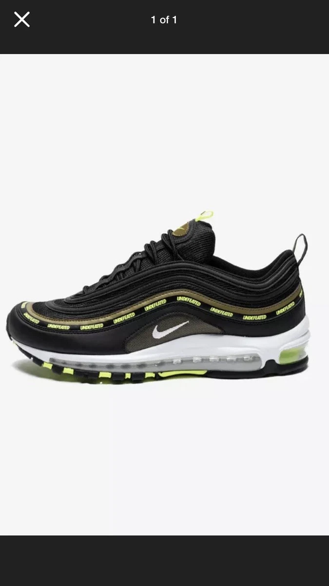 耐克Air Max 97 UNDFTD Undefeated 黑色Volt 尺码11- 已确认订单-预订