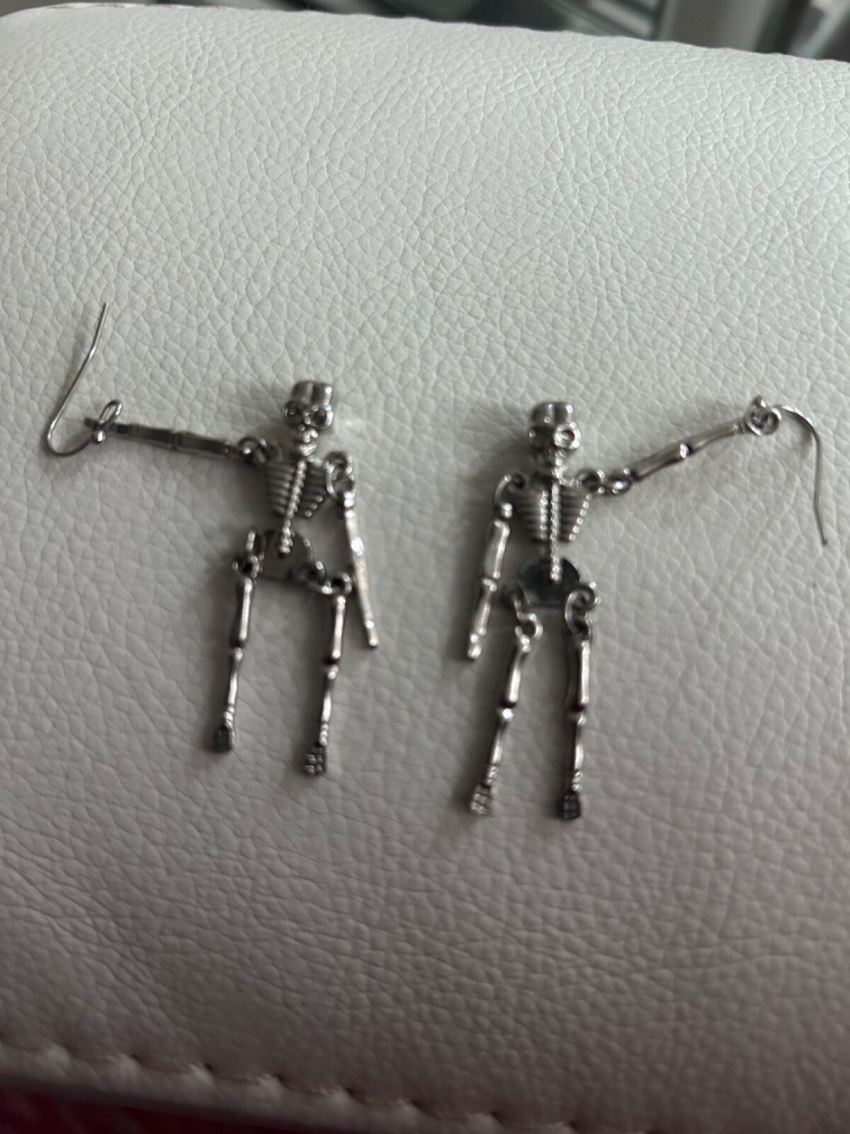 skeleton dangling earrings - image 4