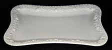 Majestic Village CWC Italy Rectangular Floral Edge Platter 16 1/2" by 12"
