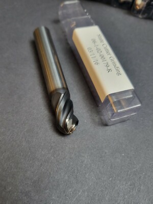 SGS 12mm Variable Helix Carbide Ball Nose End Mill 46246 Fresh Grind ...