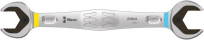 Wera 020261, 6002 Joker Double open-ended wrenches, 22 x 24 x 260.5 mm