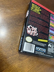 Cool World (Nintendo Entertainment System, 1993) NES Complete CIB! Very Rare! 🔥