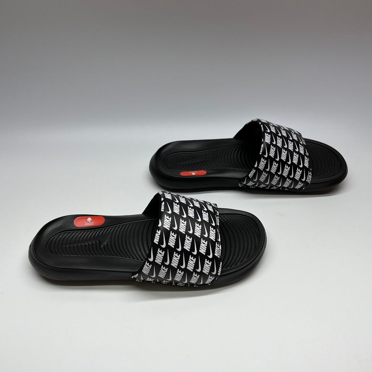 Nike Victori One Slide Print CN9678 006 Logo Black Slides Nike Victori One Slide Print CN9678 006 Logo Black Slides