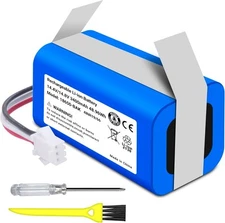 3400mAh Vacuum Battery Replacement for AIRROBO P20 Airrobo 91069 G40 Series