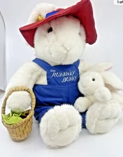 VTG Commonwealth Runaway Rabbit by Margaret Wise  plush stuffed animal Easter