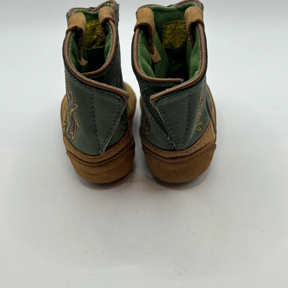 John Deere Botas Vaqueras Johnny Poppers Botas Infantiles Cuero Talla 0M Foto 4 de 4