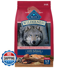 Blue Buffalo Wilderness Adult Dry Dog Food, Natural Salmon, High-Protein