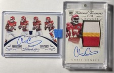 2015 Panini Flawless CHRIS CONLEY RC Auto /20 + 2015 National Treasures Auto /10