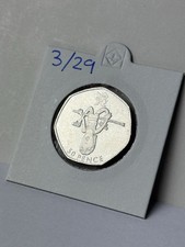 2011 Olympic Athletics 50p Coin Fifty Pence Circulated Good Condition London