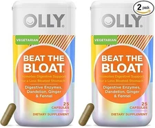 2XOLLY Beat The Bloat Capsules, Digestive Support Enzymes, Supplement for Women