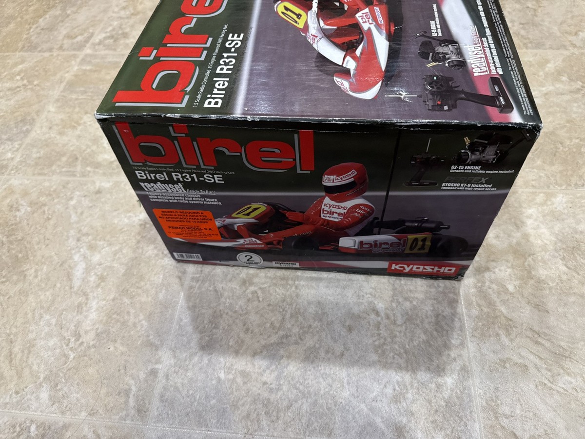 Kyosho Birel Kart R31-SE RC Readyset Nitro Racing Cart 31315T1 Go