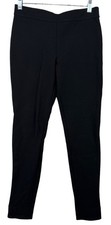Max Studio Womens Leggings Sz S Black Pull-On Pant Stretch BizCasual Modern City