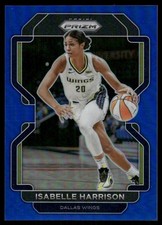 Isabelle Harrison 2022 Panini Prizm WNBA Blue Prizm #/149 Dallas Wings NM-MT