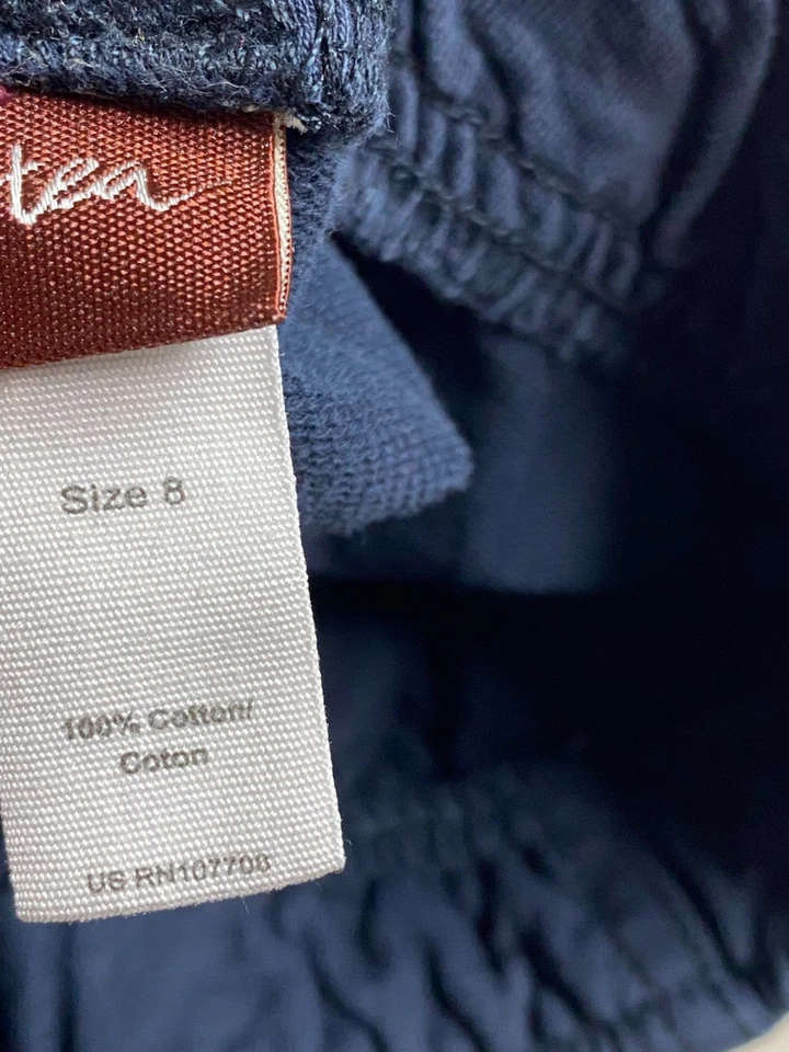 Pantalones cargo Tea Collection para niños azul marino talla 8 Foto 3 de 4