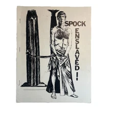 Star Trek Spock Enslaved! Signed Fanzine by D.T. Stine – Rare Fan Publication