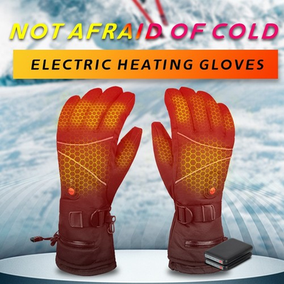 #ad Heated gloves with built in 2x5000mAh batteries windproof and warm in winter. $49.99