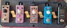 Effekt Case mit 5 Effekten Tuner, blues Overdrive, OD/Distortion, fuzz, flanger