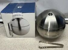 Sonoma Stainless Steel Bowling Ball Ice Bucket New Open Box