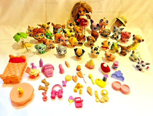 DOLLS BLYTHE figurine PETSHOP original lot 4 poupées BLYTHE pet shop