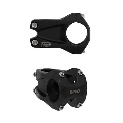 Vorbau MTB Ahead Set 1''1/8 L45 Uno Aluminium Schwarz 0° (Lenker 35.0)