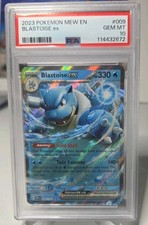 Blastoise ex 009/165 Sv: Scarlet & Violet 151 Holo PSA 10