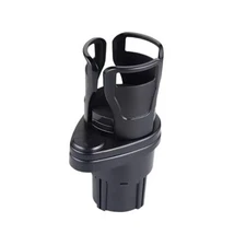2-in-1 Car Cup Holder Adapter, Multifunctional Front seat Adjustable Cup and 