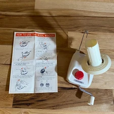 Janome Yarn Winder Wool Cotton or Synthetic Yarn Winding with Instructions EUC
