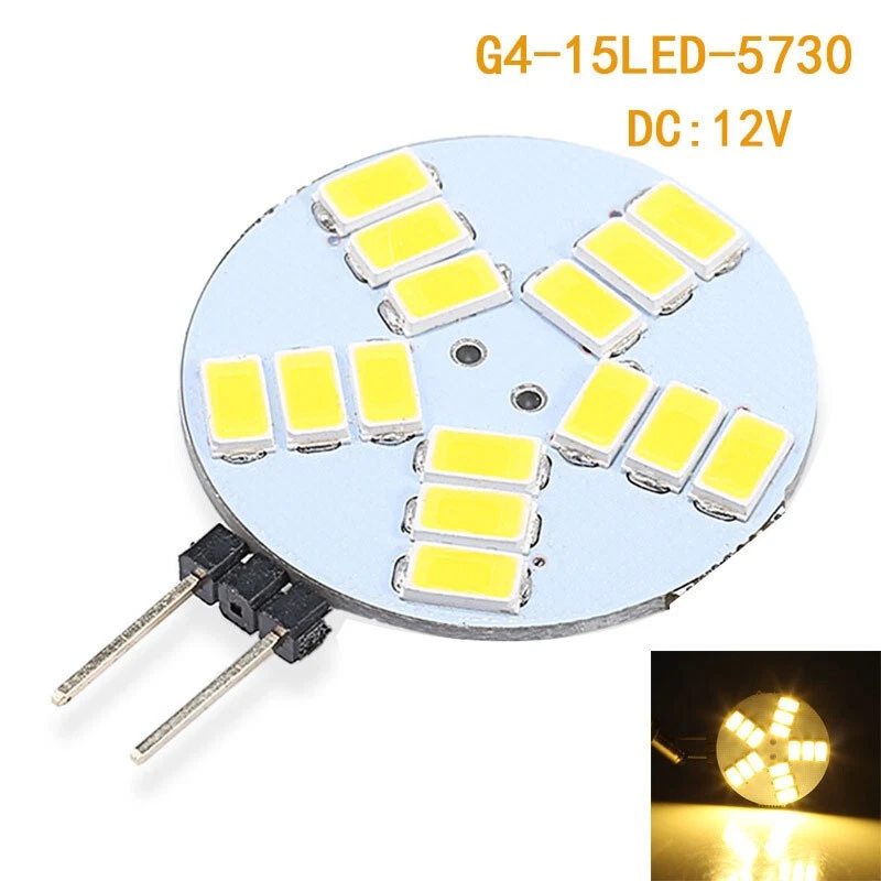 G4 LED lightn 2W 3W 4W 5730 SMD BULB Dimmbar Kaltweiß Warmweiß DC 12V - Bild 4 von 4