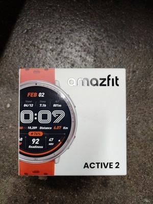 Amazfit Active 2 44mm AMOLED 512 MB Fitness Smart Watch Zepp OS (Red)