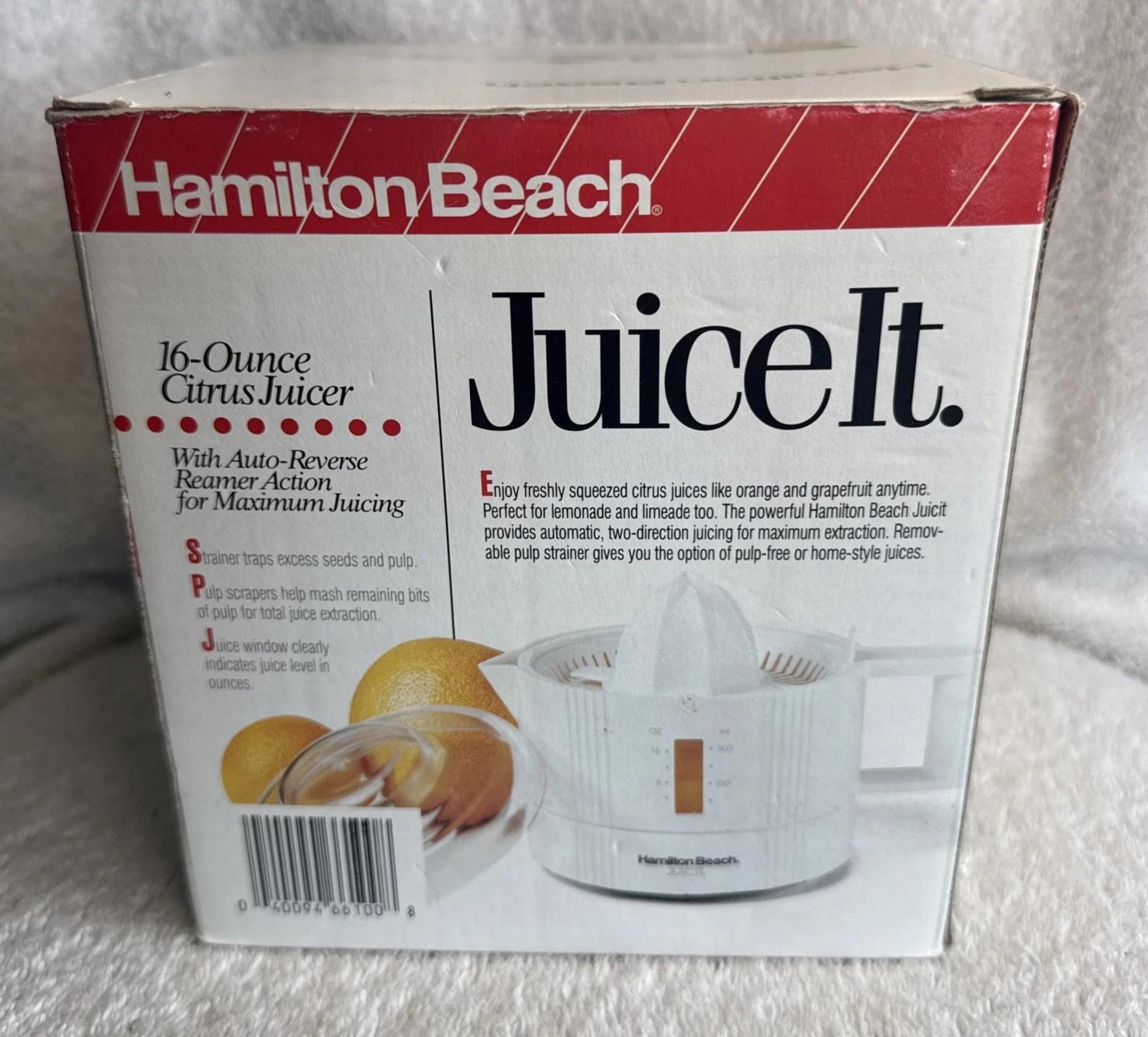 Vintage Hamilton Beach Proctor Silex The Juicit Citrus Juicer 66100 16 oz NOS
Opens in a new window