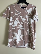 Abercrombie &Fitch FloralAbstract Pullover BlouseTop MulticolorShort Sleeve Sz S