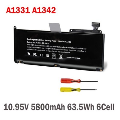Replacement A1331 Battery for Apple MacBook 13'' A1342 Unibody Late 2009 Mid 2010