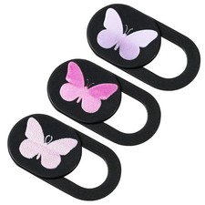 3 Pcs Webcam Cover Slide Butterfly Design Ultra-Thin Laptop Camera Cover...