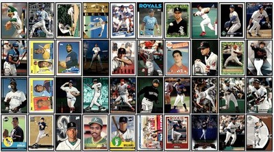 Mixed Lot of 95 Baseball Sports Cards 1984-2022 Kansas City Royals