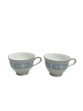 Noritake Cup Saucer 2 piece set WHT Lacewood Gold