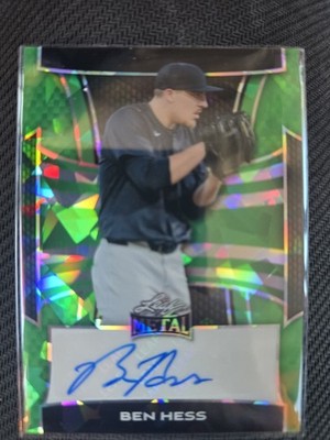 2025 Leaf Metal - Green /6 - Ben Hess Yankees #10