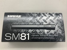 Shure SM81-LC Cardioid Condenser Instrument Microphone for Guitar Piano Cymbals