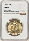 1946 Walking Liberty Half Dollar - NGC MS66 - REMARKABLE SUPER GEM - LOOKS 67+