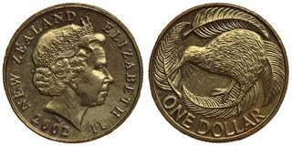 New Zealand 1 Dollar 2002 Elizabeth II