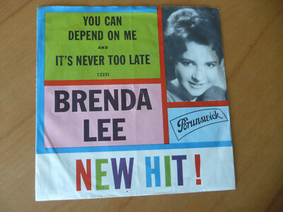Brenda Lee - You Can Depend On Me - 7'' Single D 1961 -Mint-