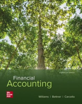 Loose Leaf Financial Accounting 18th Edition Bettner,Haka, Williams New