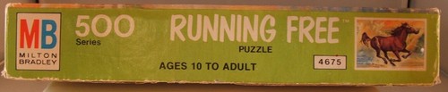 Vintage © 1977 MB Running Free 500 pc. puzzle #4675-7 ''Surfside Beauty'' (−1) - Picture 8 of 8