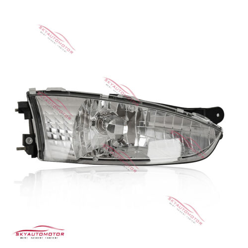 Par de faros cromados para cupé de 2 puertas para Mitsubishi Mirage 1997-2002 - Imagen 3 de 5