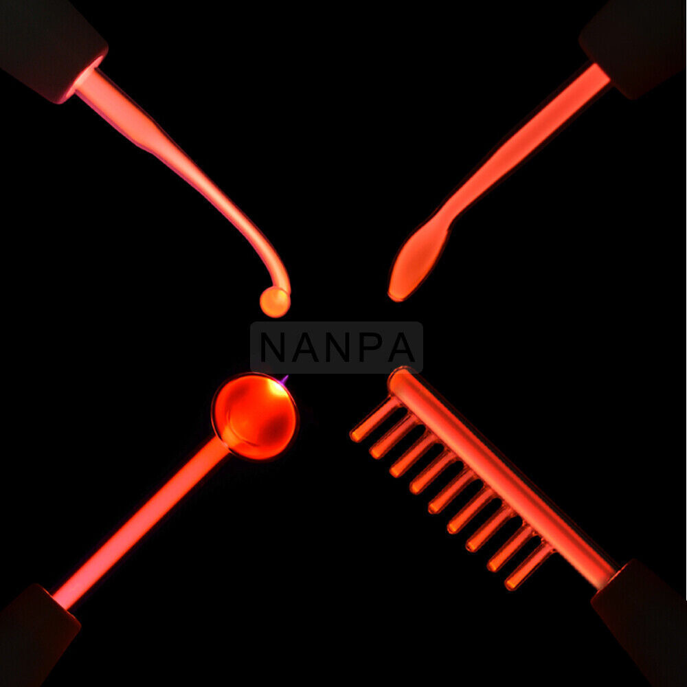 High Frequency Electrode Replacement Wand for Anti-Aging Acne Facial Skin Care