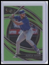 2020 Panini Select #142 Hunter Dozier Neon Green #/99