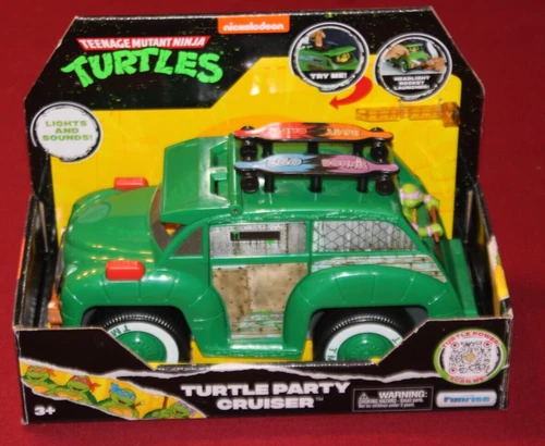 Teenage Mutant Ninja Turtles Nickelodeon Turtle Party Cruiser Set NEW FREE SHIP!