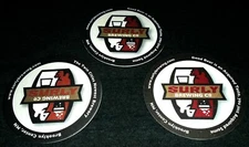 Lot of 3 Different Surly Brewery, Brooklyn Center Minnesota Vintage Coasters