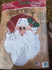 Feltworks by Dimensions Felt Santa Buddy Welcome 8111 USA NIP